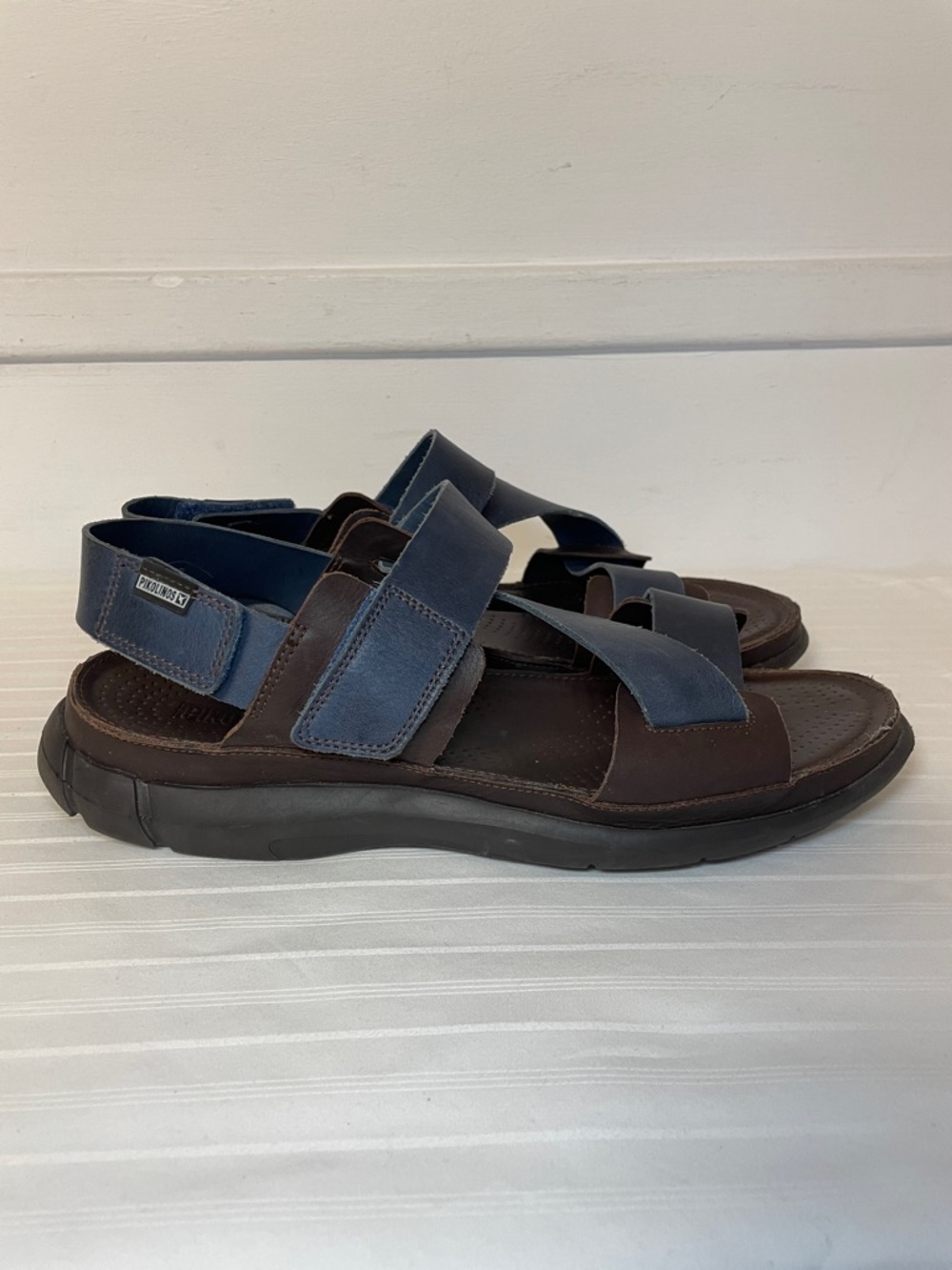 Pikolinos Oropesa M3r Men's leather adjustable summer sandals size 11